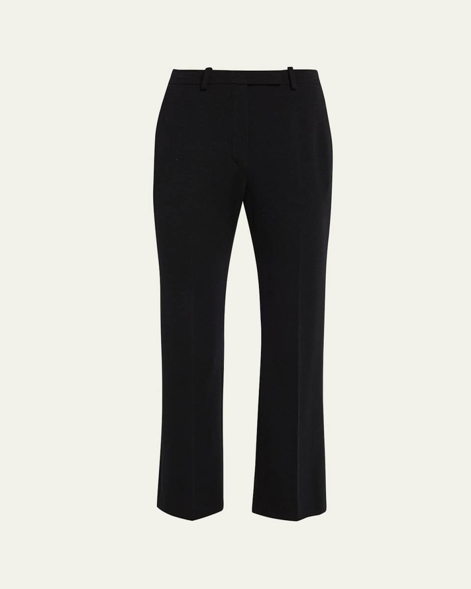 Darry Kickflare-Leg Crop Trousers